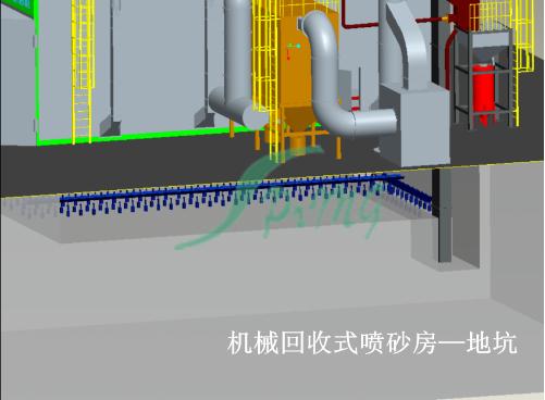 機(jī)械回收式噴砂房