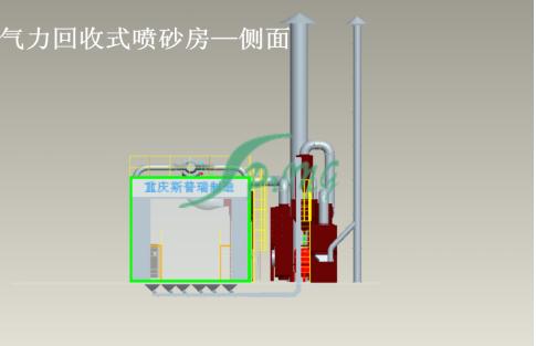 氣力回收式噴砂房