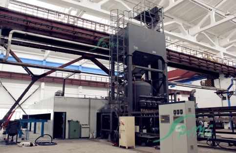 管道內(nèi)壁噴砂線